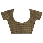 Thumbnail for Joban Fashion Black Banarasi Soft Lichi Silk Checks & Woven Saree