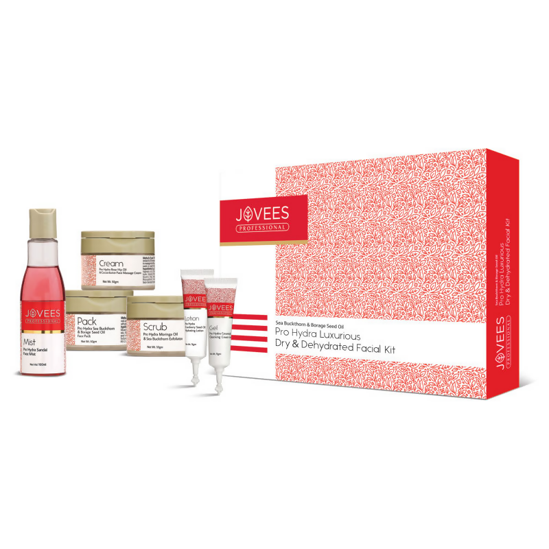 Jovees Professional Pro Hydra Luxurious Dry & Dehydrated Facial Kit - Distacart
