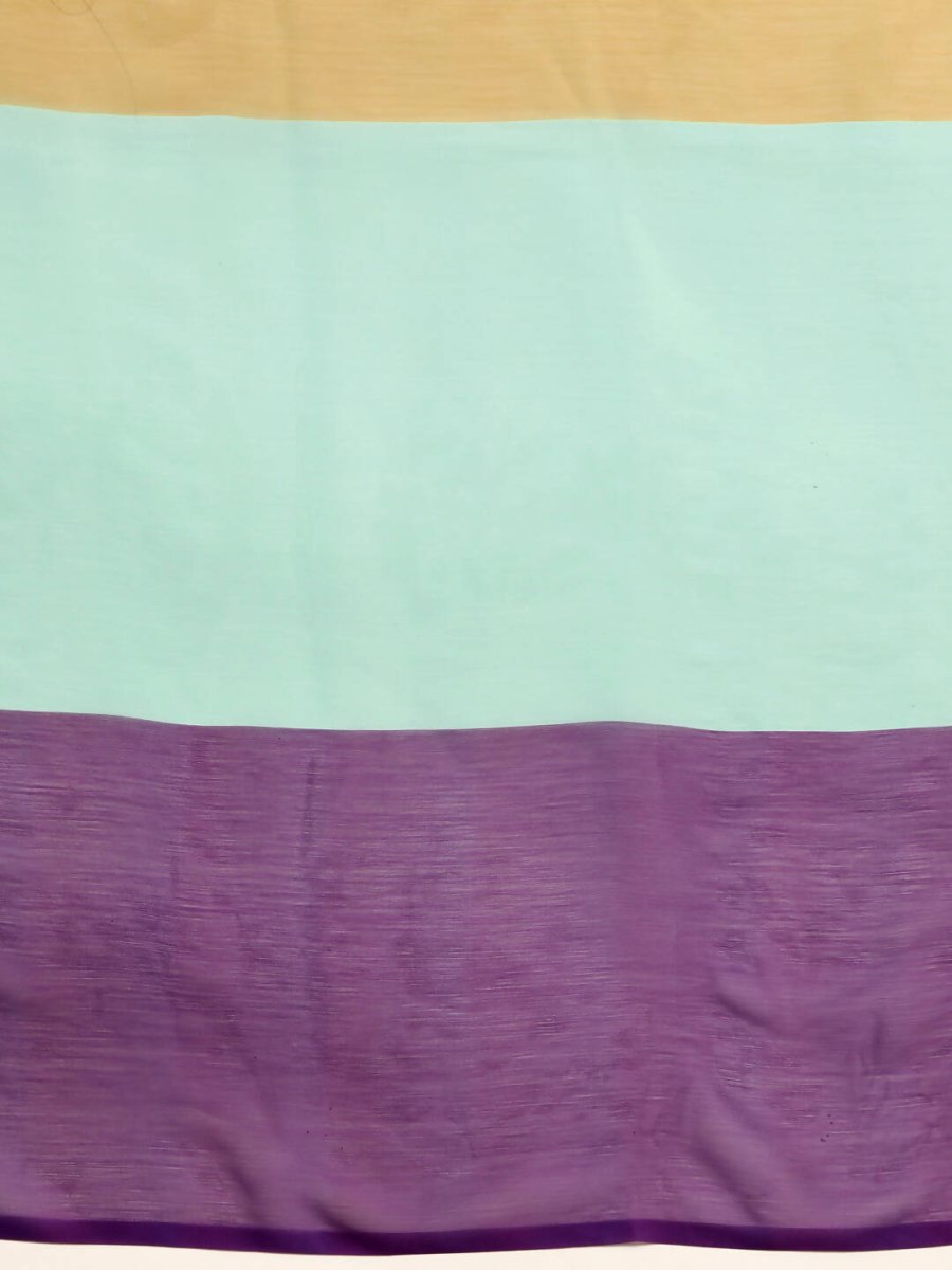 Ahalyaa Women's Traditional Semi Stitch Saree - Blue - Distacart