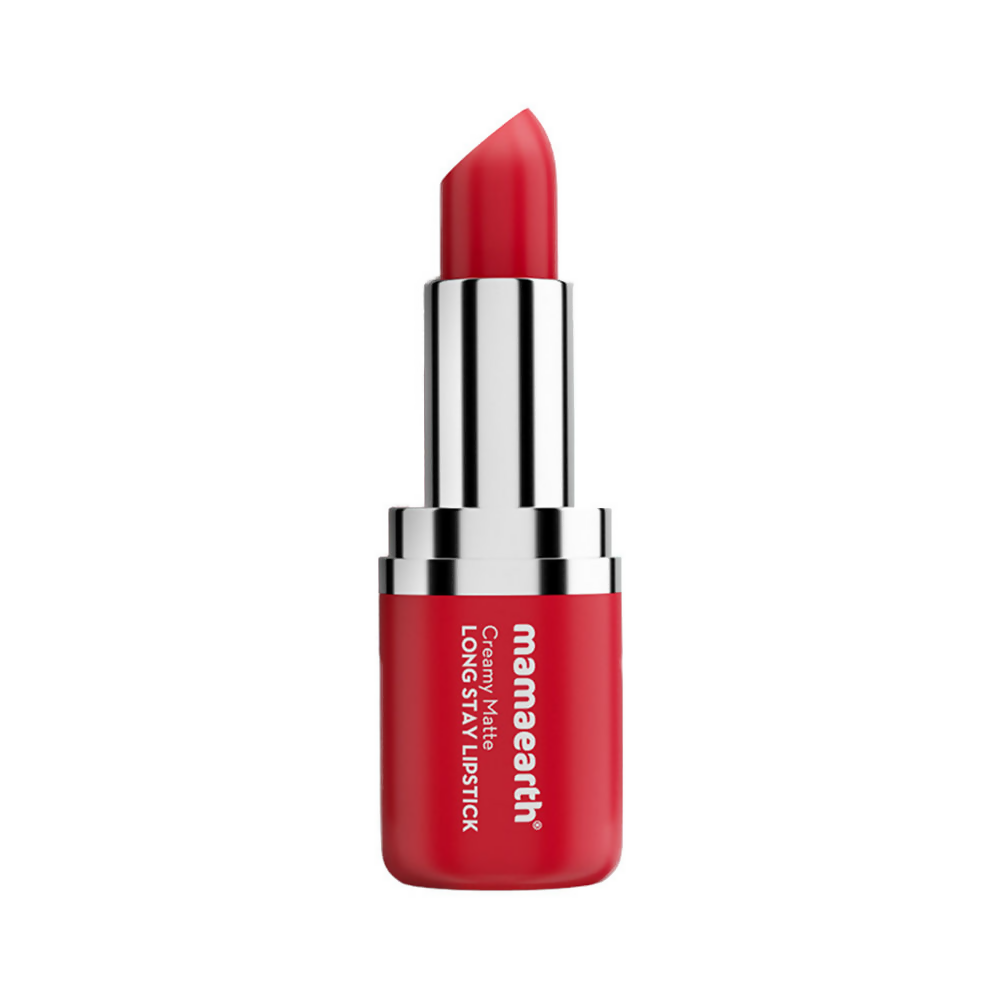 Mamaearth Creamy Matte Long Stay Lipstick - Ruby Crush - Distacart
