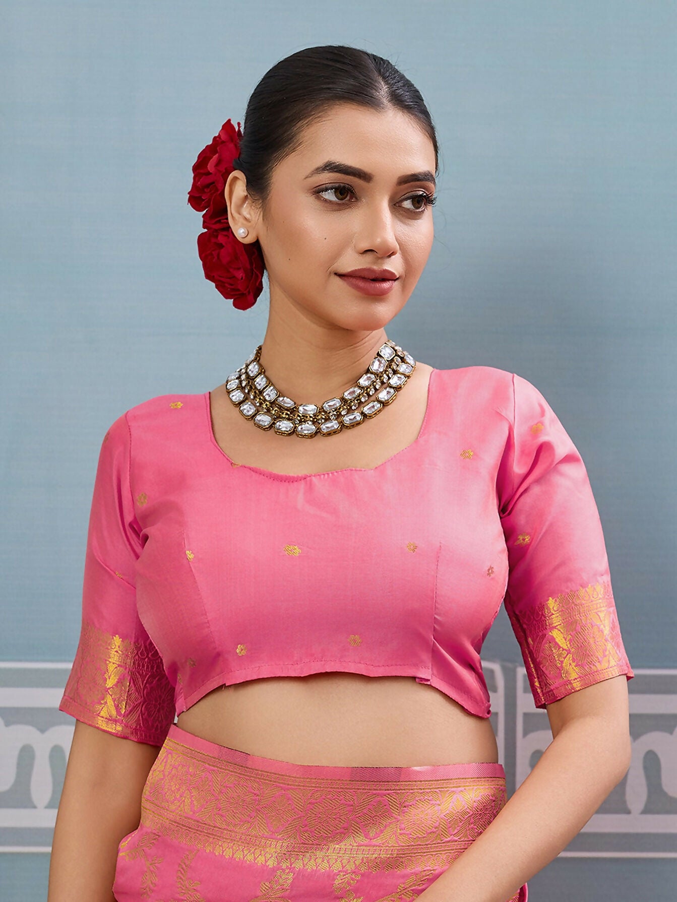 Astita Gajari Silk Saree