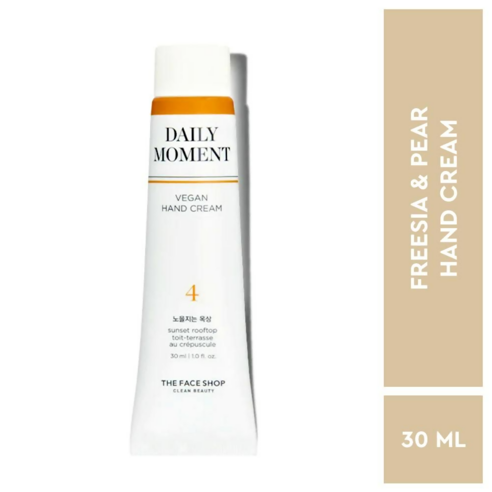 Face Shop Non-Greasy Vegan Hand Cream - Sunset Rooftop With Hyaluronic Acid - Distacart