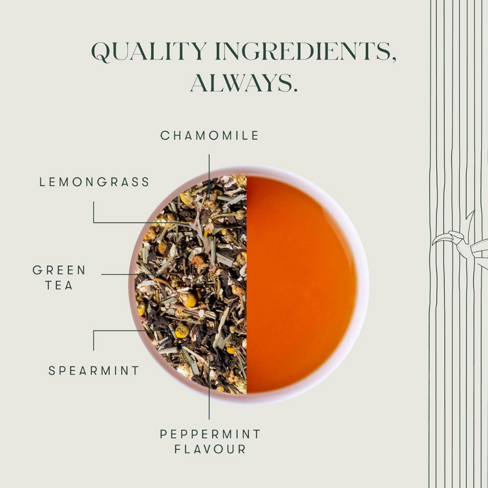 Luxmi Estates Minty Mile Chamomile Mint Green Tea - Dista
