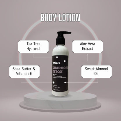 Atisa Charcoal Detox Body Lotion - Distacart