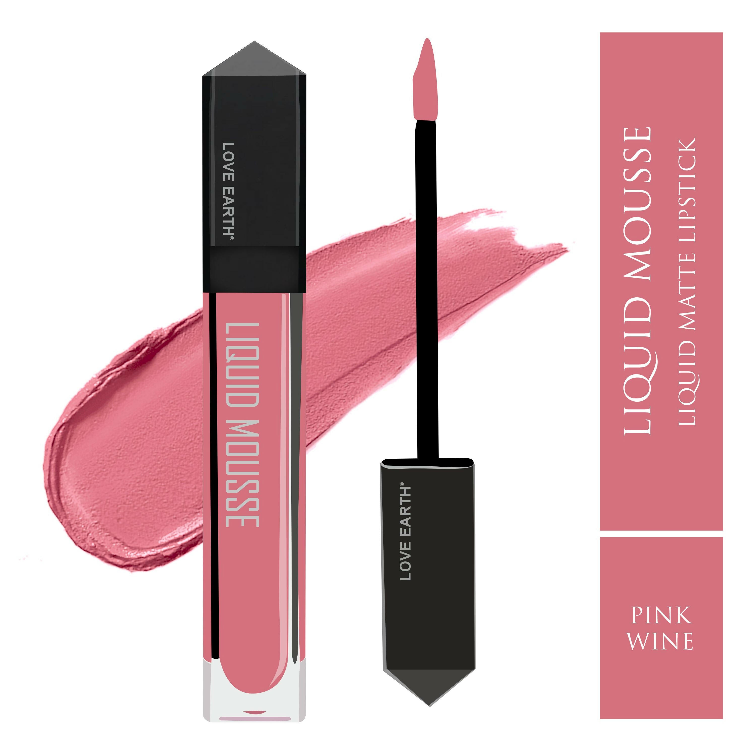 Love Earth Liquid Lipstick - Pink Wine - Distacart
