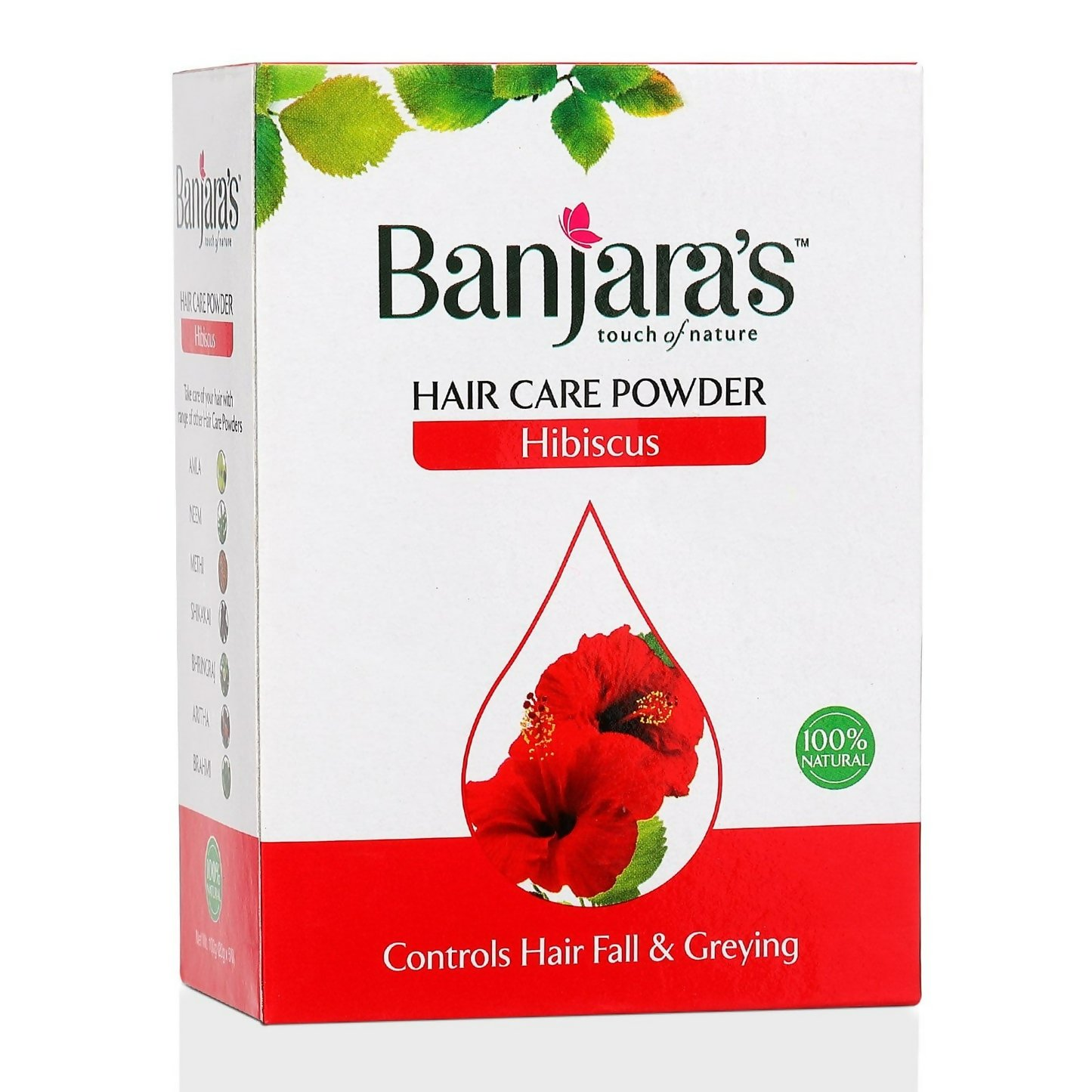 Banjara's Hibiscus Hair Care Powder - Distacart