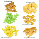 Thumbnail for The Small Wonderland Pretend Play Fabric Pasta Set-60 Pieces-Realistic looking kids play food toys