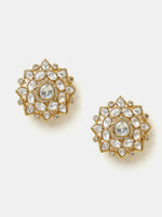 Thumbnail for Ruby Raang Floral Aura Studs - Distacart