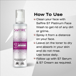 Thumbnail for Saffire Naturals S7 Platinum Toner - Distacart