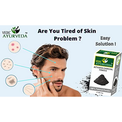 VedicAyurveda Activated Charcoal Powder - Dista