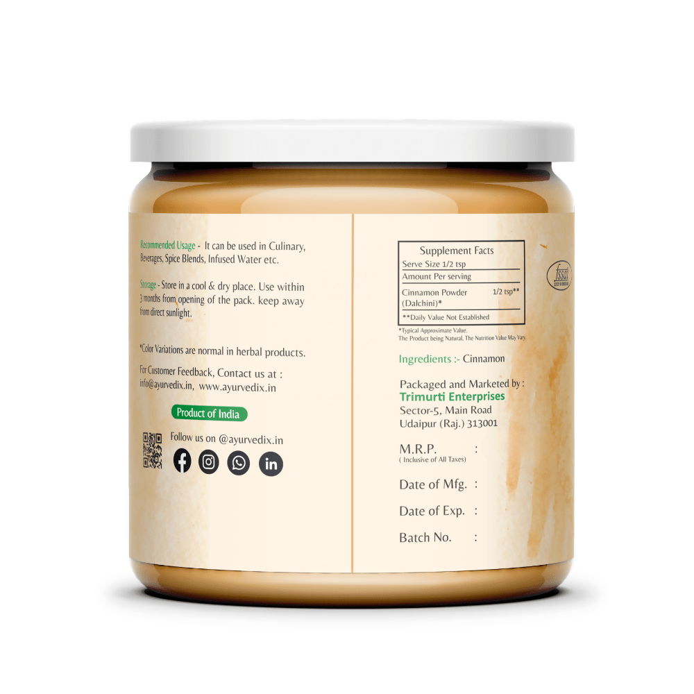 Ayurvedix Organic Cinnamon Powder - Distacart