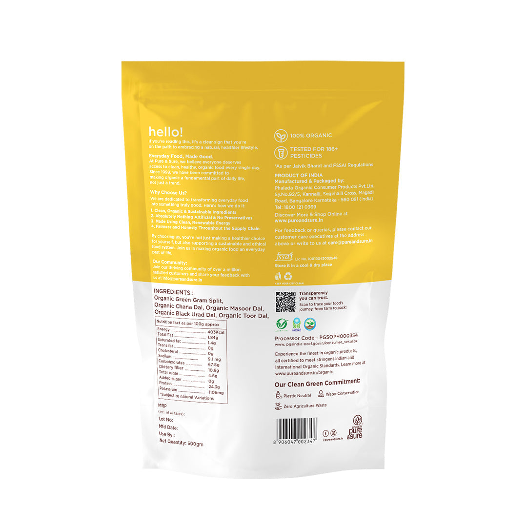 Pure & Sure Organic Pancharatna Dal