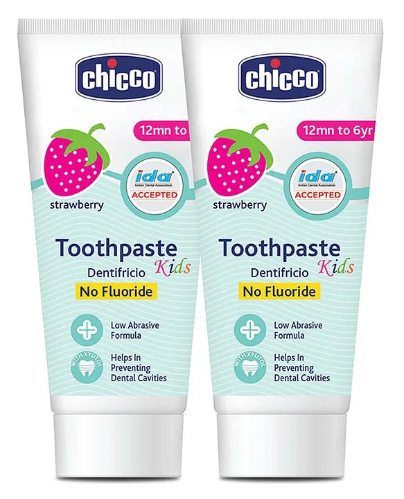 Chicco Toothpaste Strawberry Flavour - Distacart