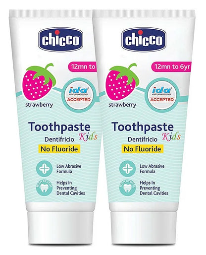 Chicco Toothpaste Strawberry Flavour - Distacart