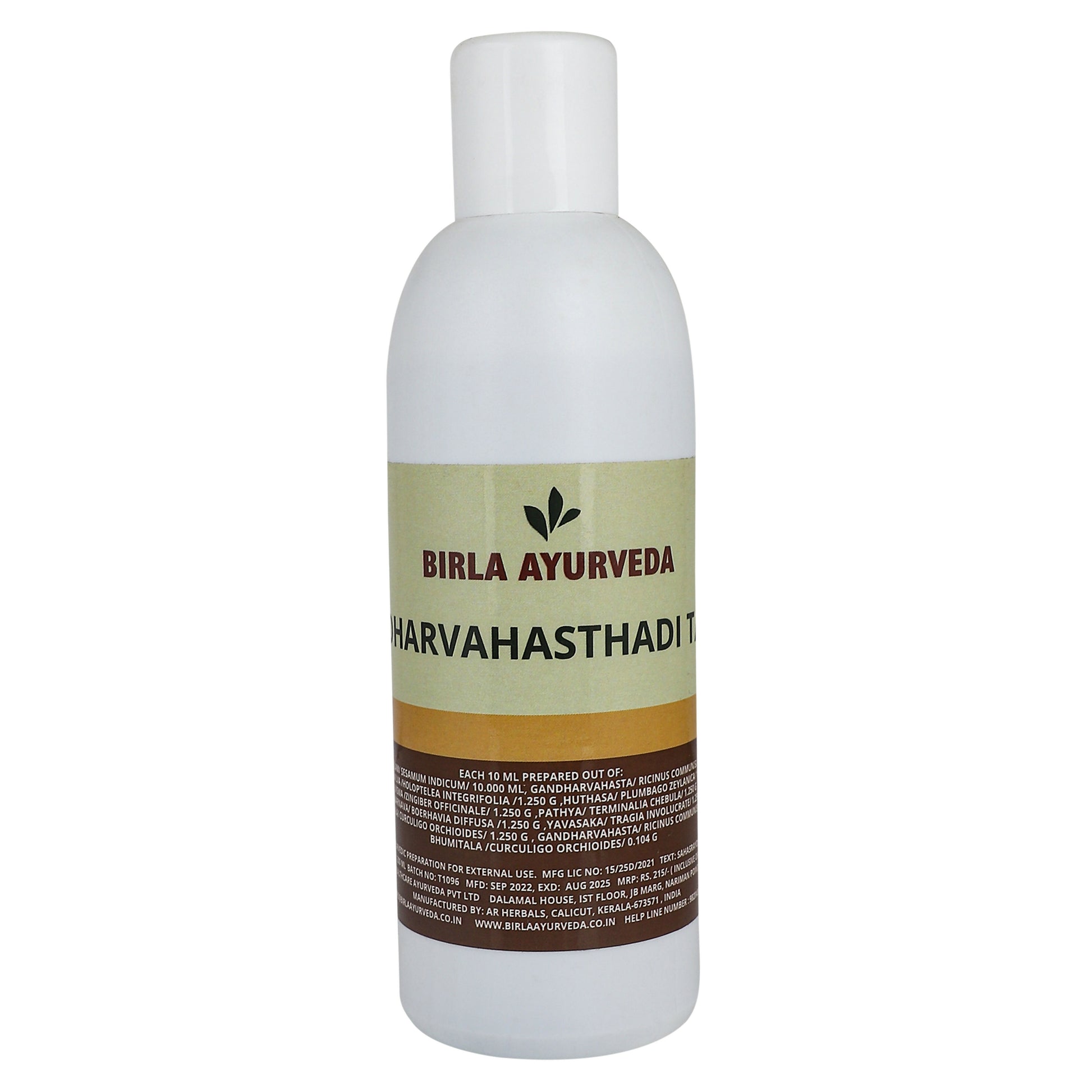 Birla Ayurveda Gandharvahasthadi Tailam - Distacart