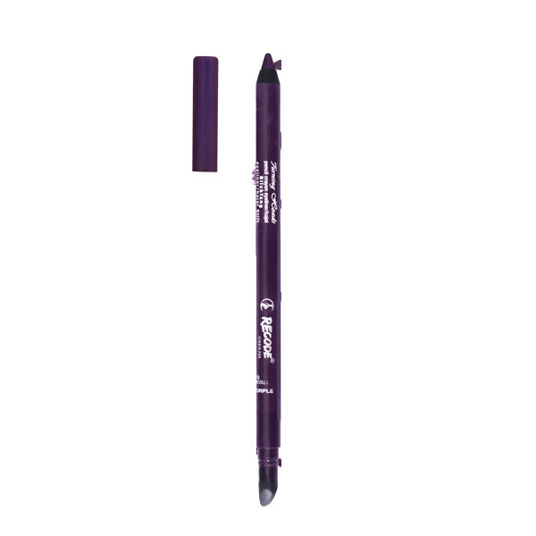 Recode Turning Heads Crayon Gel Eyeliner Cum Kajal Pencil - Jamunia Purple - Distacart