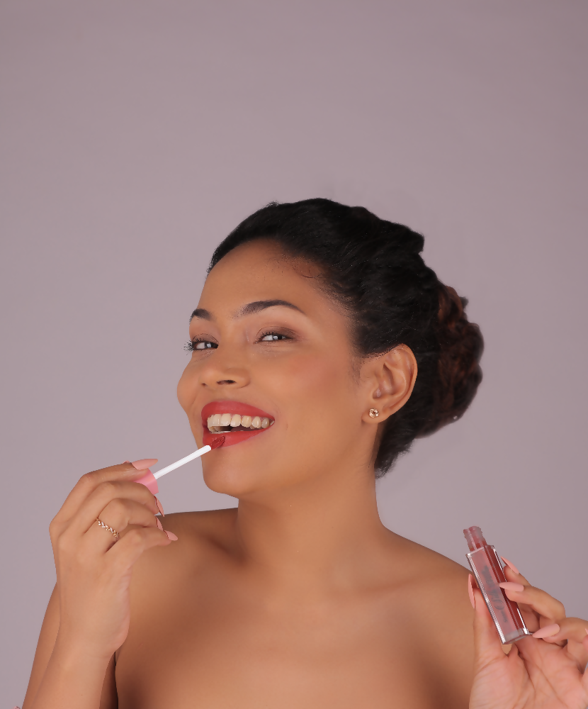 Ammoha Cosmetics Long-Lasting, Matte-Finished Cocoa Craze Color Liquid Lipstick - Distacart