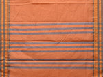 Thumbnail for Peach Bamboo Cotton Saree with Checks Design No Blouse - Global Threads - Distacart