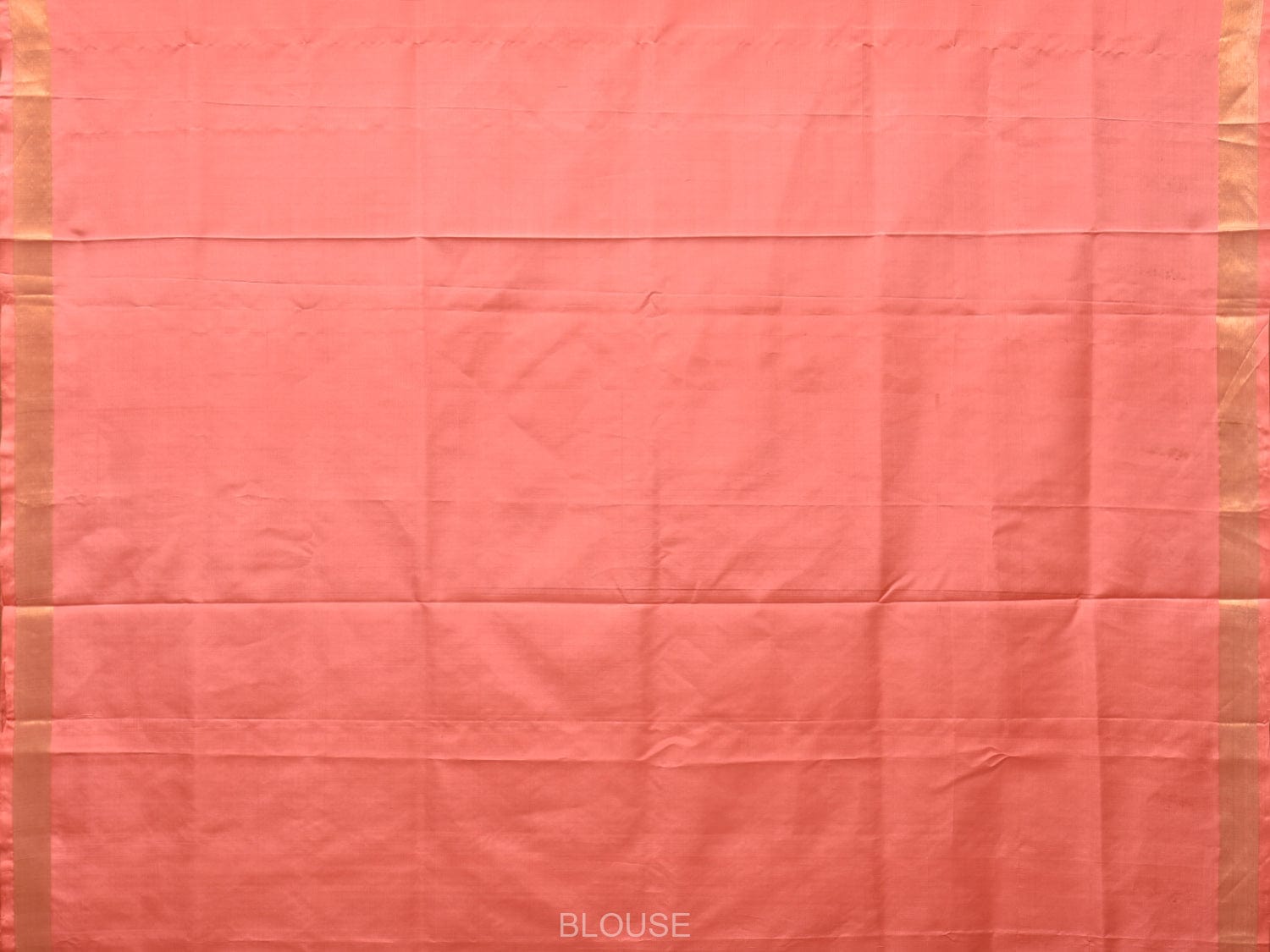 Peach Uppada Silk Handloom Saree with Birds and Floral Pallu Design - Global Threads - Distacart