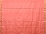 Thumbnail for Peach Uppada Silk Handloom Saree with Birds and Floral Pallu Design - Global Threads - Distacart