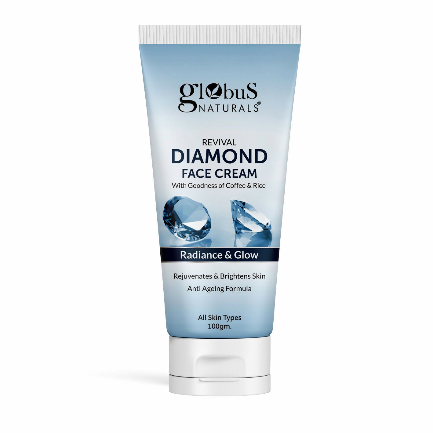 Globus Naturals Revival Diamond Face Cream, Suitable For All Skin Types - Distacart
