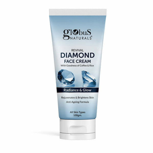 Globus Naturals Revival Diamond Face Cream, Suitable For All Skin Types