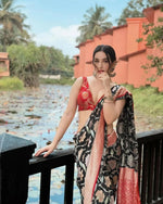 Thumbnail for Preksha Creation Indian Style Banarasi Soft Silk Women Saree - Black - Distacart