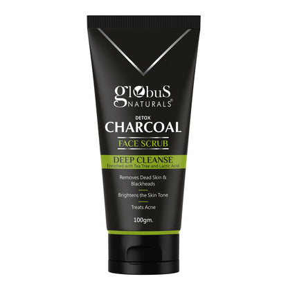 Globus Naturals Charcoal Scrub - Distacart