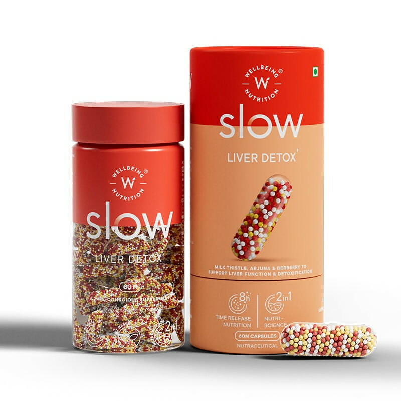 Wellbeing Nutrition Slow Liver Detox Capsules - Distacart