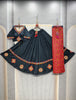 DEIANA'S Gota Patch Gamthi Work Lace Lehenga Choli - Black - Distacart