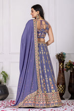 Thumbnail for DEIANA'S Heavy Embroidery With Multi Work Lehenga Choli - Lovender