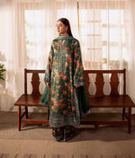 Thumbnail for Pramukh Fab Teal Color French Silk Kurta Set - Distacart