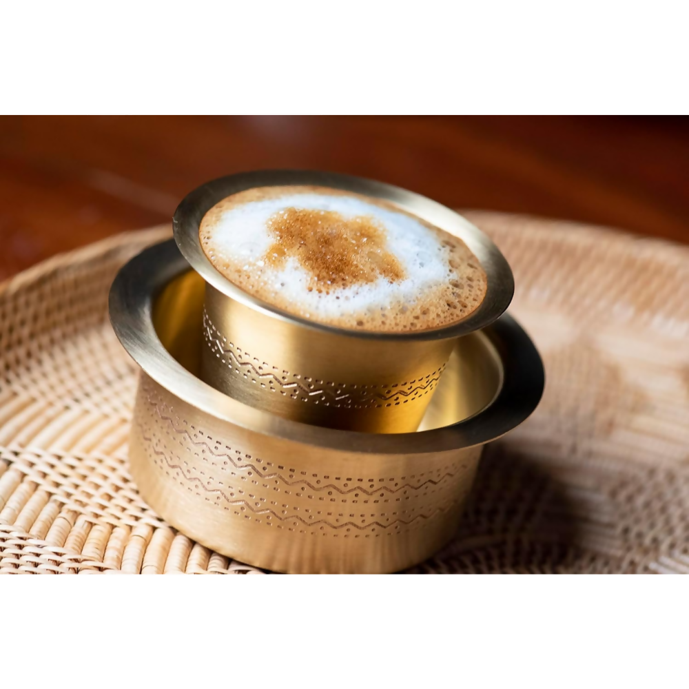 Sidapur Brass Dabara - Etched Matt - Dista