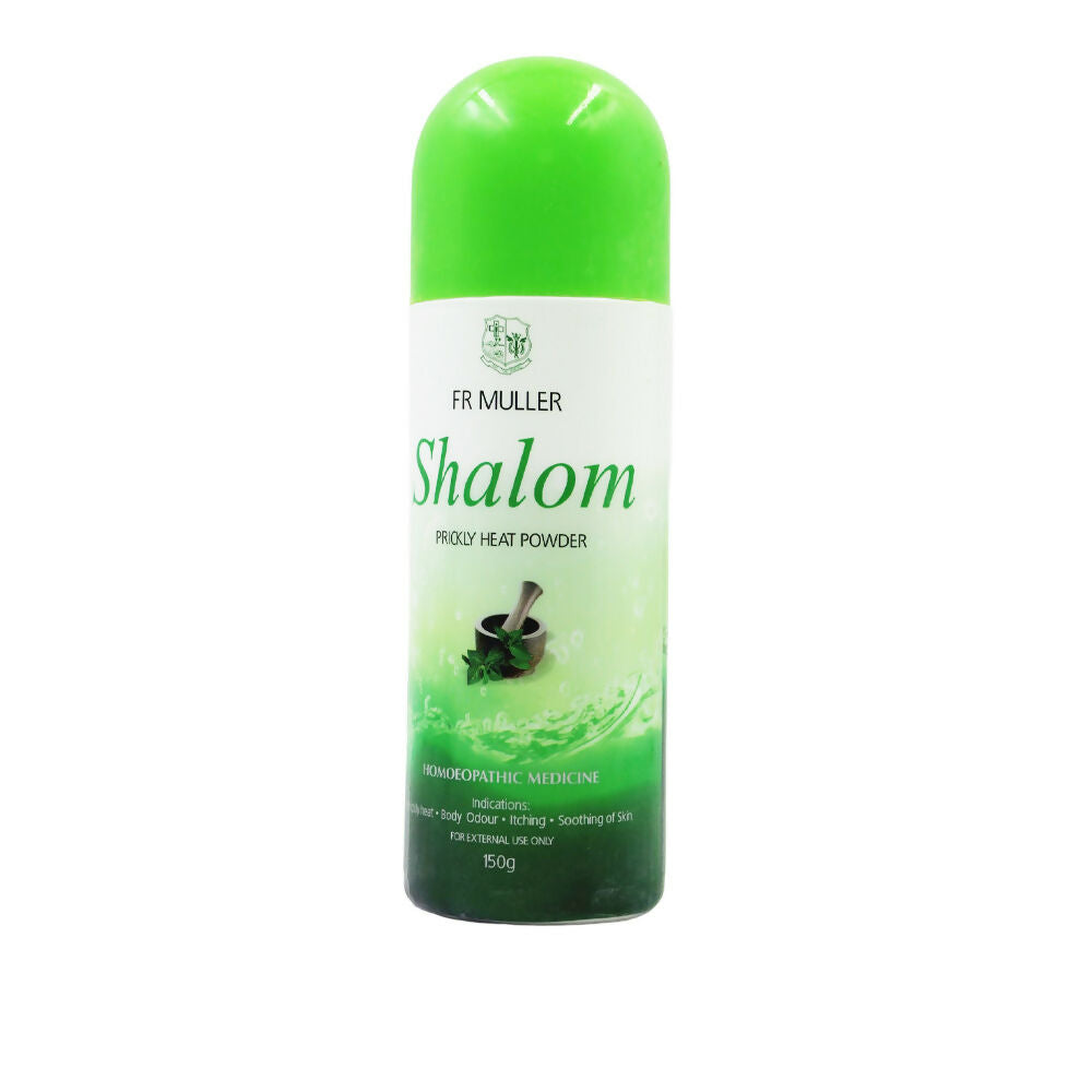Father Muller Shalom Prickly Heat Powder(Green) - Distacart