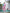 Yufta Pink And Blue Crop Top And Trouser Co Ord Set