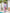 Yufta Pink & Sky Blue Colour Blocking Co Ord Set
