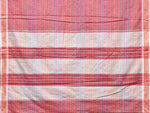 Thumbnail for Pink Bamboo Cotton Plain Saree with Checks Design No Blouse - Global Threads - Distacart