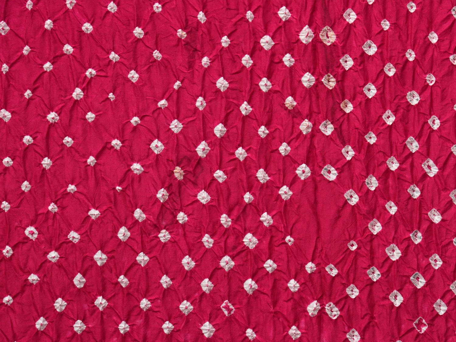 Pink Bandhani Kanchipuram Silk Handloom Saree with Kalamkari Pallu and Blouse Design - Global Threads - Distacart