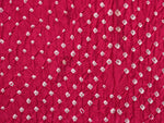 Thumbnail for Pink Bandhani Kanchipuram Silk Handloom Saree with Kalamkari Pallu and Blouse Design - Global Threads - Distacart