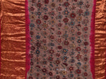 Thumbnail for Pink Bandhani Kanchipuram Silk Handloom Saree with Kalamkari Pallu and Blouse Design - Global Threads - Distacart