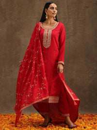 Thumbnail for https://cdn.shopify.com/s/files/1/0341/4805/7228/files/pink-embroidered-silk-blend-straight-kurta-with-trousers-and-dupatta-libas-1-27531273765014.jpg?v=1739541813