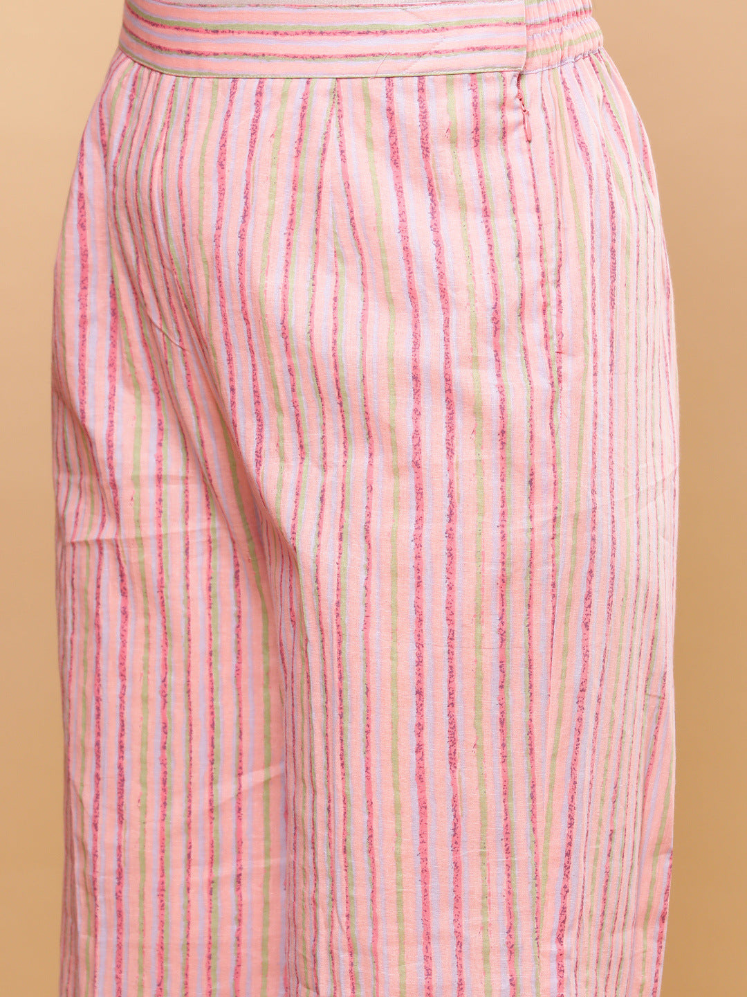 BohoJazz Pink Vacay Halter Top with Comfort Pants Co-ord Set