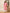 Yufta Pink Hand Painted Straight Kurta