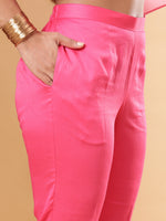 Thumbnail for BohoJazz Pink Ombre Embroidered Kaftan with Pants