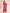 Yufta Pink Silk Straight Kurta With Palazzo Dupatta Set
