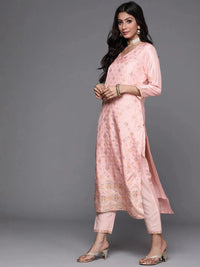 Thumbnail for https://cdn.shopify.com/s/files/1/0341/4805/7228/files/pink-woven-design-silk-straight-kurta-with-dupatta-libas-3-27530701635734.jpg?v=1738399797