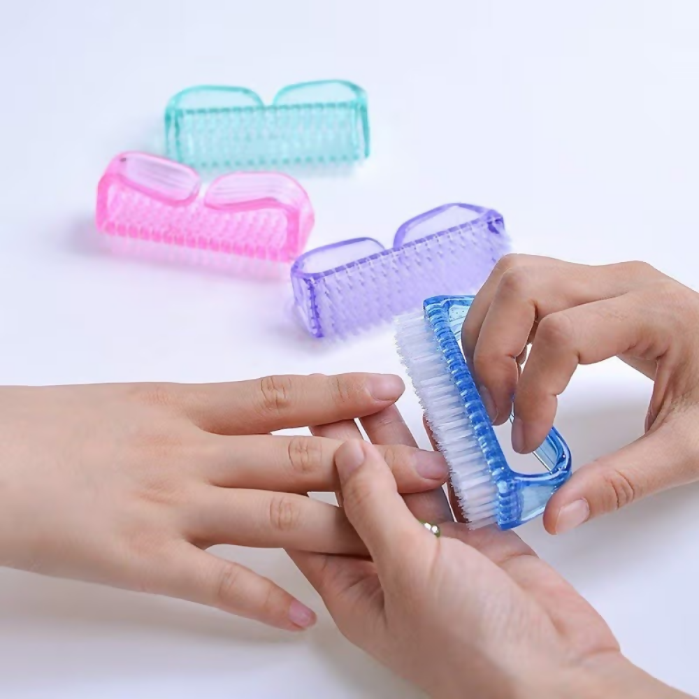 Bronson Professional Handle Grip Nail Brush Fingernail Pedicure Scrub Foot Brush - Dista