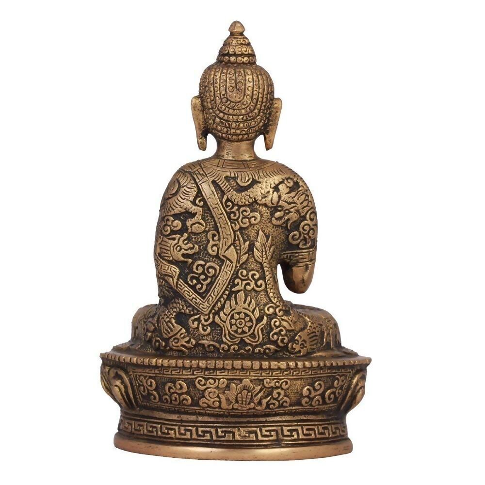 Artvarko Brass Buddha Idol - Distacart