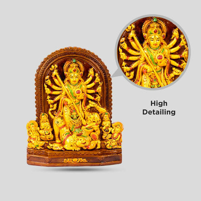 Rare Planet Earthenware Mata Durga Maa Idol - Distacart