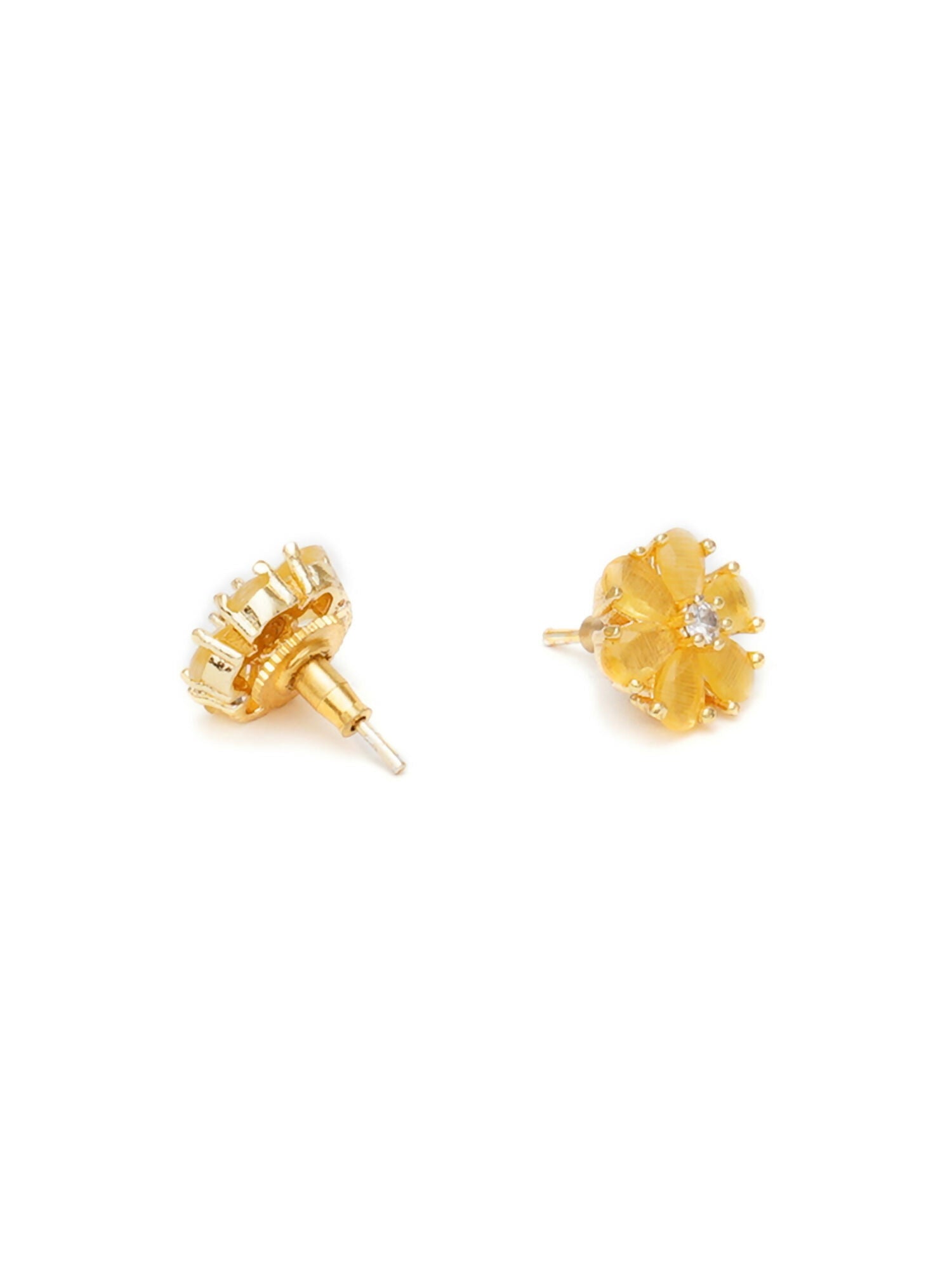 stone stud (yellow) - Ruby Raang - Distacart